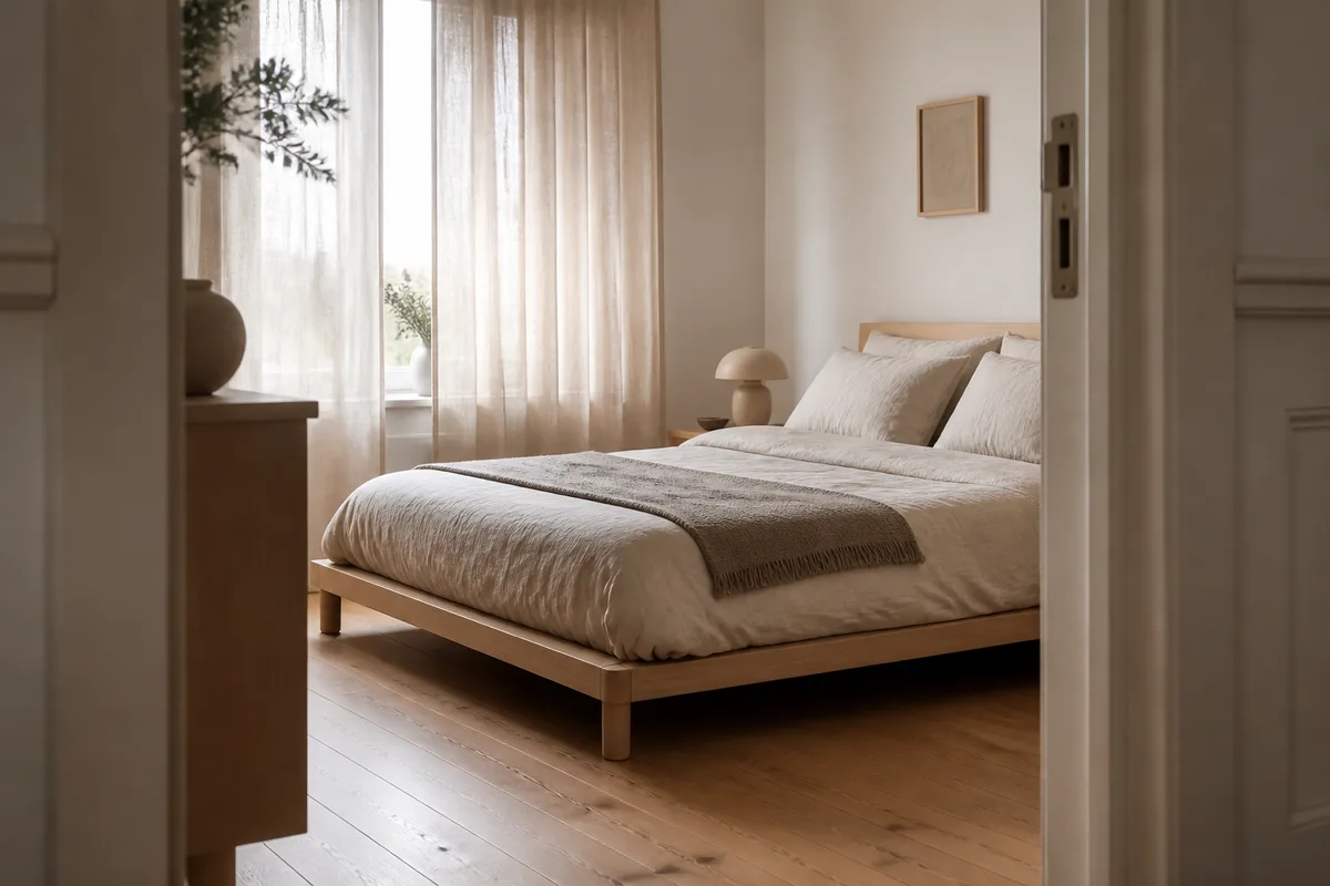 Chambre style scandinave : aménager une parentale apaisée