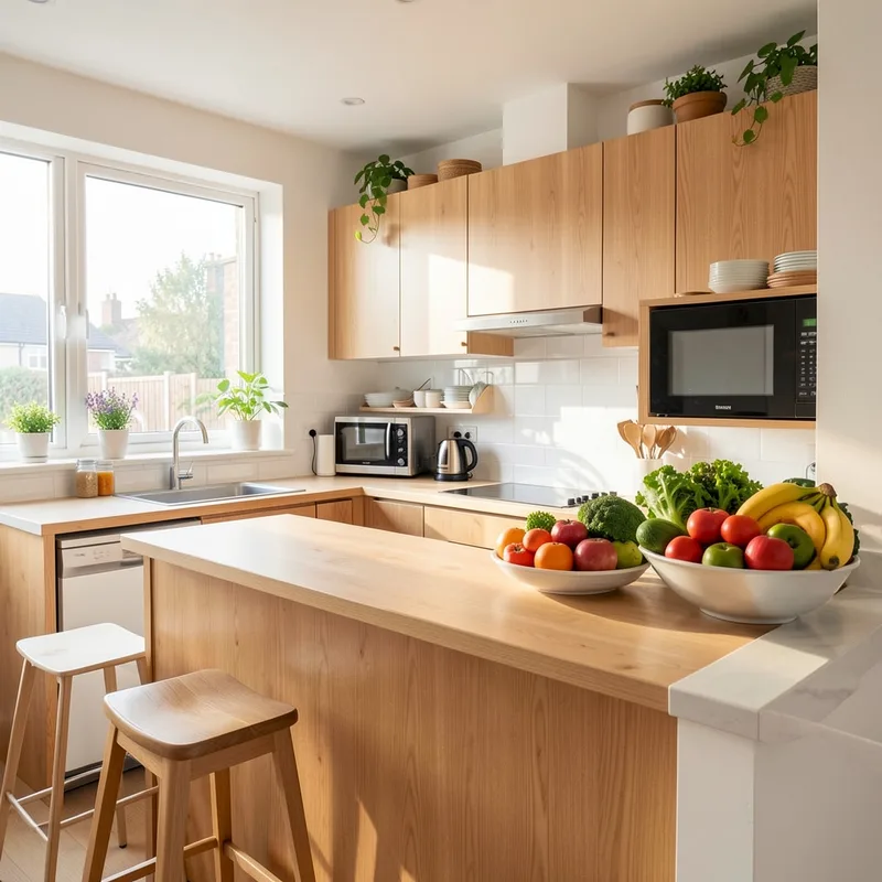 Salon partagé lumineux d’une résidence de coliving