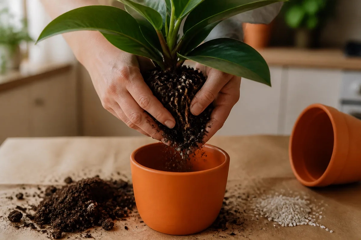 Rempoter une plante d'intérieur sans la faire souffrir